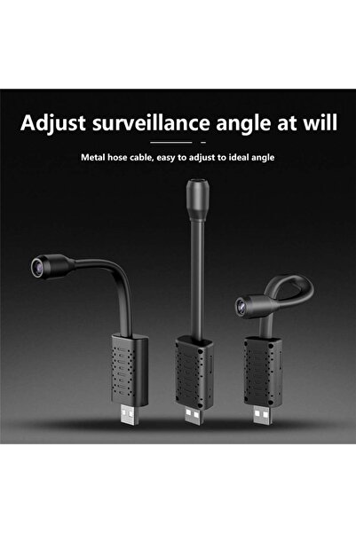 Generic Waves-Digital Small WiFi USB IP Nanny Camera with Night Vision, AI Motion & Cloud Live Feed