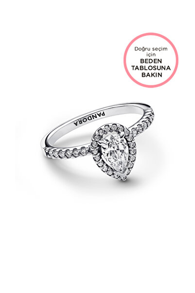 Pandora Işıltılı Armut Kesim Yüzük