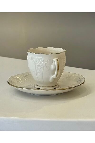 İpek Porselen Amara Zarif 6-Person Coffee Cup Set 80 ml