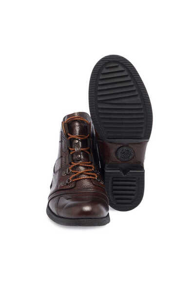 Tergan Kahve Hakiki Deri Erkek Casual Bot - E23K1BT56503-A42