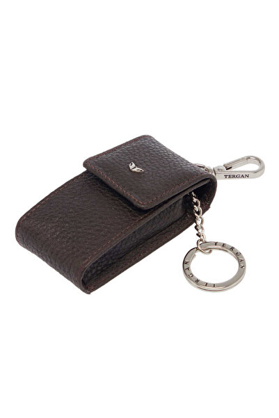 Tergan Kahve Hakiki Deri Unisex Anahtarlık - S1AN00000095-A42