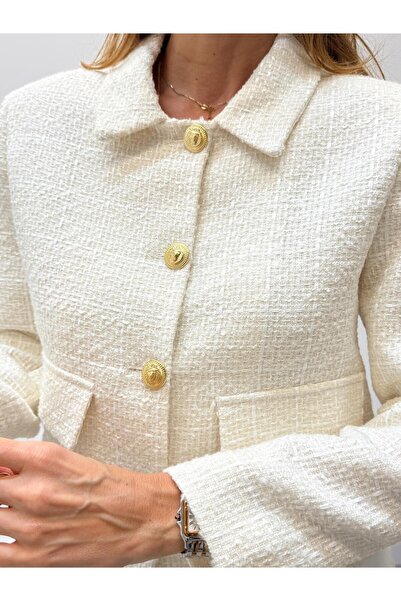 Maldia Shop Жіночий піджак на ґудзиках Dore на ґудзиках з тувіту