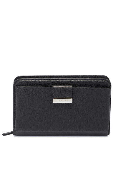 Tergan Siyah Hakiki Deri Erkek El Çantası - S1PC00021357-A6F