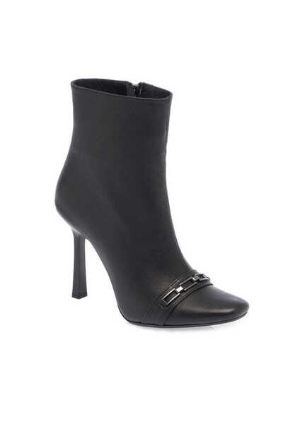 Tergan Siyah Hakiki Deri Kadın Klasik Bot - K23K1BT66934-A23