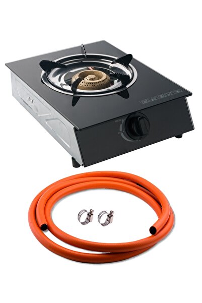 Hi Max Single burner gas stove with 2m gas burner