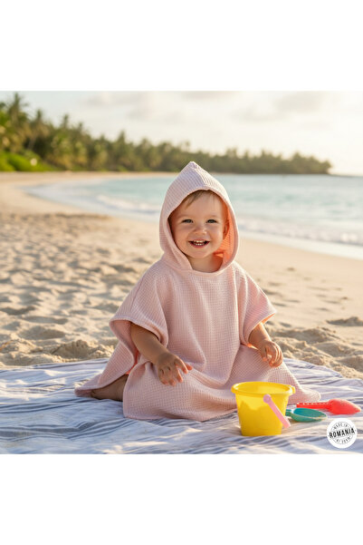 OEM Poncho de plajă din prosop tip waffle (cu strat interior confortabil/dubl...