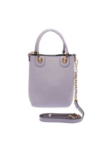 Tergan Lila Hakiki Deri Kadın Çapraz Askılı Çanta - S23K1BC80095-P5M