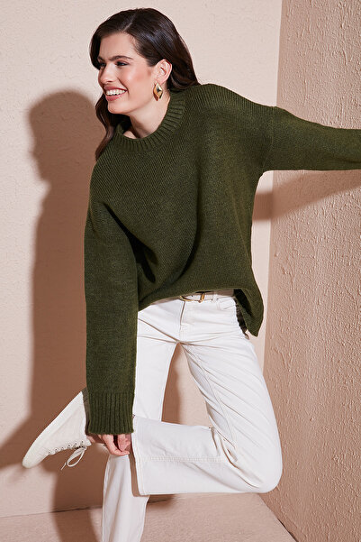 Lela Regular Fit Crew Neck Basic Knitwear Sweater Sweater 4616213