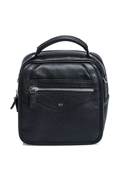 Tergan Siyah Hakiki Deri Erkek Portföy Çantası - S1PC00002957-A6F