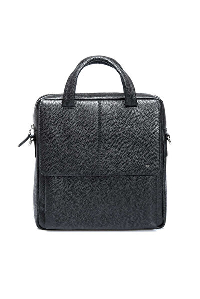 Tergan Black Genuine Leather Men's Crossbody Bag - S1Ac00021139-A41