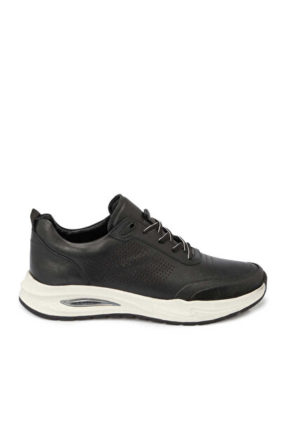 Tergan Siyah Hakiki Deri Erkek Sneaker - E24I1AY56618-A23