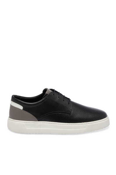 Tergan Siyah Hakiki Deri Erkek Sneaker - E24I1AY56732-A23