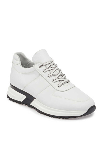 Tergan Beyaz Hakiki Deri Erkek Sneaker - E24I1AY56617-A26