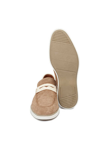 Tergan Vizon Hakiki Süet Deri Erkek Loafer - E24I1AY56749-A02