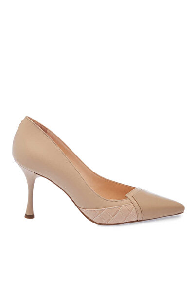 Tergan Nude Hakiki Deri Kadın Stiletto - K24I1AY67182-L5C