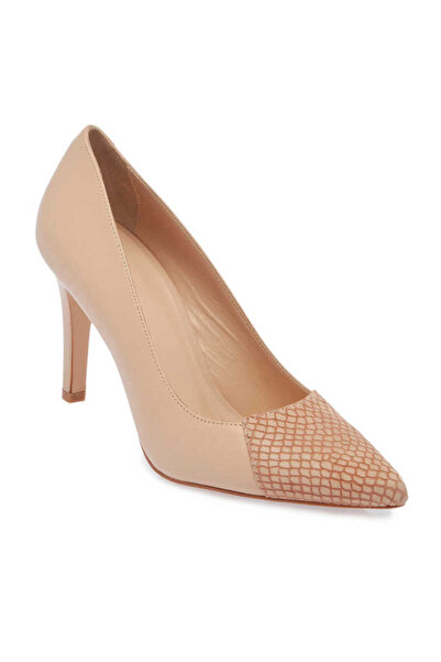 Tergan Pudra Hakiki Deri Kadın Stiletto - K24I1AY67174-L5C