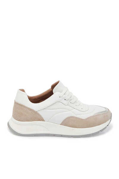 Tergan Bej Hakiki Deri Kadın Sneaker - K24I1AY67304-B79