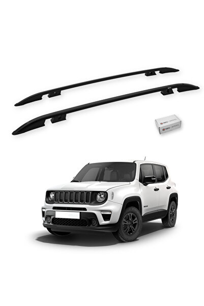 Turtle Jeep Renegade (Bu) 2015-2025 Tavan Çıtası Crown Siyah