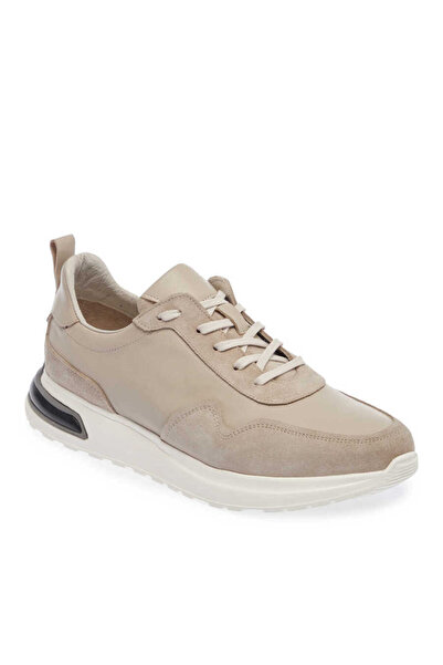 Tergan Bej Hakiki Deri Erkek Sneaker - E24I1AY56667-D6P