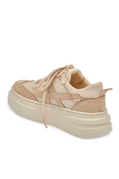 Tergan Bej Vegan Kadın Sneaker - K23S1AY66895-D67