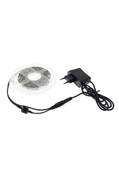 ACIKO Mutfak Tezgahı İçin 5 Metre Gün Işığı 3 Çipli Şerit Led Anahtarlı Set