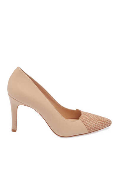 Tergan Nude Hakiki Deri Kadın Stiletto - K24I1AY67174-L5C