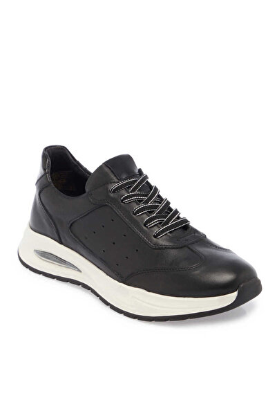 Tergan Siyah Hakiki Deri Erkek Sneaker - E24I1AY56620-A23