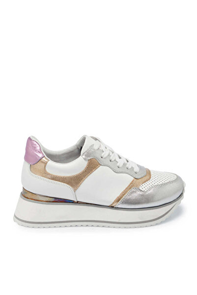 Tergan Beyaz Hakiki Deri Kadın Sneaker - K24I1AY67119-Q0S