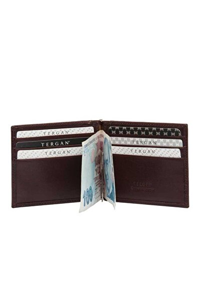 Tergan Ανδρικό πορτοφόλι από γνήσιο δέρμα Tan - S1CE00001399-A99
