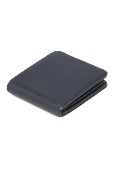 Tergan Ανδρικό πορτοφόλι από γνήσιο δέρμα Navy Blue - S1CE00001361-M80