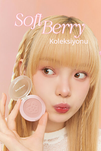 PERIPERA Pastel Tonlarda Sebum Dengeleyici Toz Allık Pure Blushed Sunshine Cheek (26 Fluffy Berry)