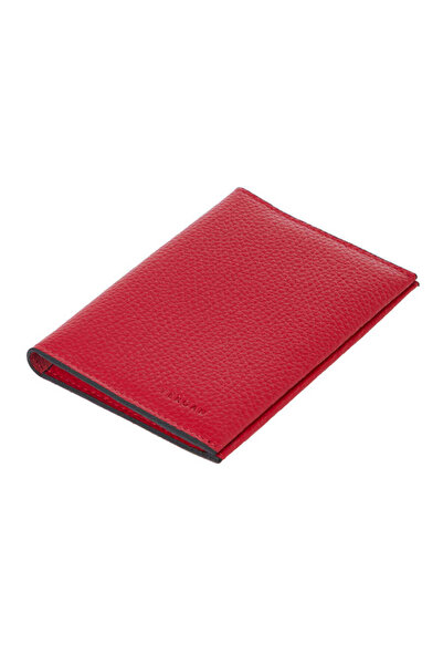 Tergan Червоний паспортний чохол з натуральної шкіри для чоловіків та жінок -...