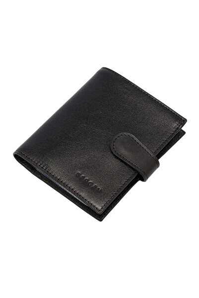Tergan Siyah Hakiki Deri Unisex Kredi Kartlık - S1KK00001323-B06