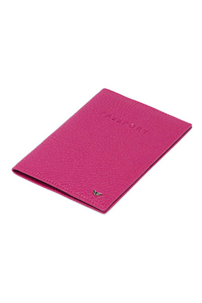 Tergan Fuşya Hakiki Deri Unisex Pasaportluk - S1PS00001200-C42