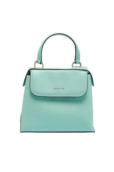 Tergan Mavi Hakiki Deri Kadın El Çantası - S23K1BC80128-S3Z