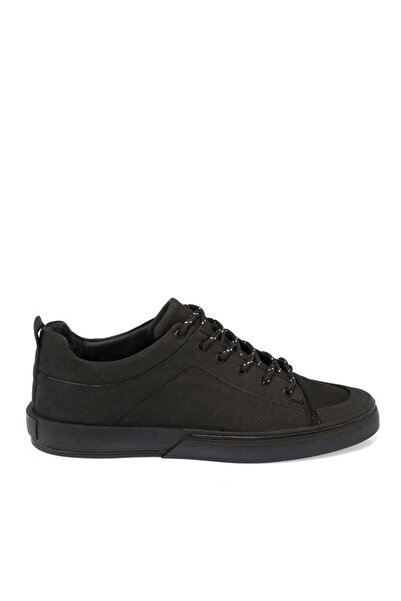 Tergan Siyah Hakiki Deri Erkek Sneaker - E24I1AY56827-A23