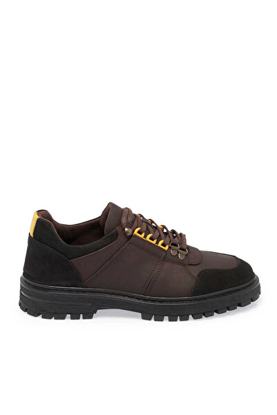 Tergan Kahverengi Hakiki Deri Erkek Sneaker - E24S1AY57100-A24