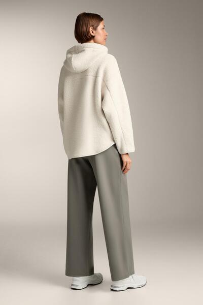 Oysho Faux-shearling hooded jacket