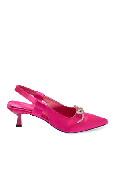 Tergan Fuşya Tekstil Kadın Stiletto - K24I1AY67330-T4W