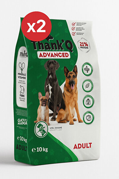 ThankQ X 2 Thank Q Advanced Hrana uscata pentru caini cu aroma de vita si leg...