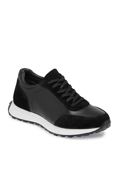 Tergan Siyah Hakiki Deri Erkek Sneaker - E24S1AY57022-W19
