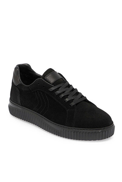 Tergan Siyah Hakiki Süet Deri Kadın Sneaker - K24S1AY67593-A01