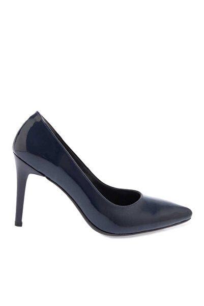 Tergan Lacivert Vegan Kadın Stiletto - K24I1AY67394-Q4H