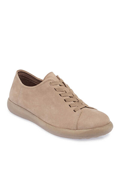 Tergan Vizon Hakiki Nubuk Deri Erkek Sneaker - E24I1AY56824-A65
