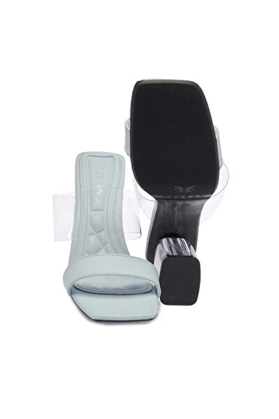 Tergan Mavi Vegan Kadın Terlik - K24Y1TR67426-Q6Q