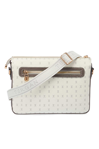 Tergan Geantă de damă cu imprimeu alb - S25Y1PR09090-U1A