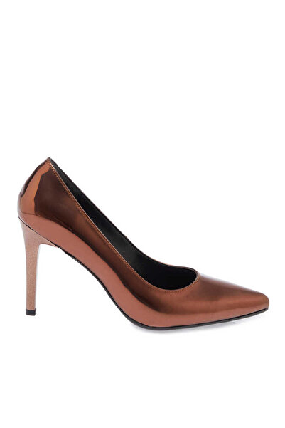 Tergan Bronz Vegan Kadın Stiletto - K24I1AY67394-L9Q