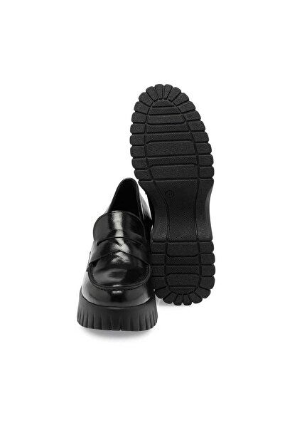 Tergan Siyah Hakiki Deri Kadın Loafer - K24S1AY67691-A07