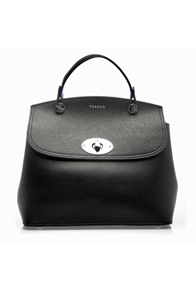 Tergan Siyah Hakiki Deri Kadın El Çantası - S25Y1BC79121-A41
