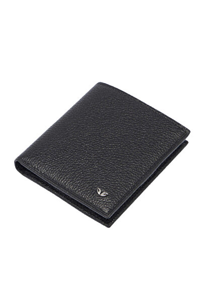 Tergan Black Genuine Leather Men's Wallet - S1Ce00001500-U9G